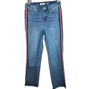 EV1 Mandy Straight Leg 360 Stretch Side Stripe‎ Jeans womens 0